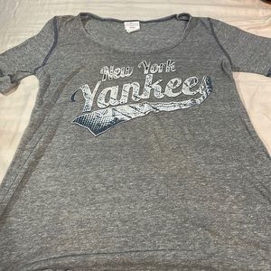 MLB Genuine merchandise, New York Yankees, size small, gray shirt